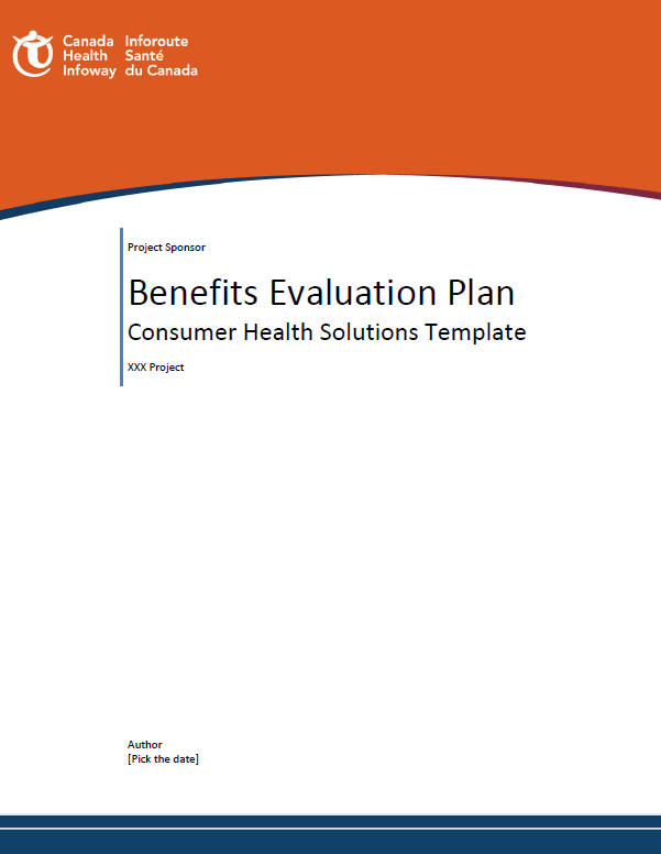 Benefits Evaluation Plan Consumer Health Solutions Template Canada